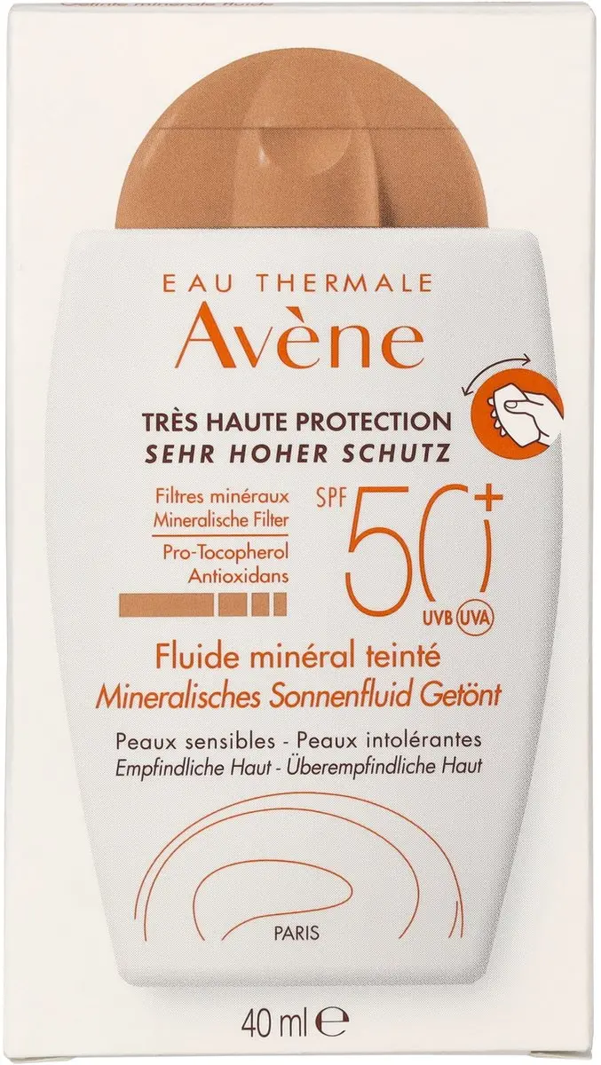 Avène Minerale Getinte Zonfluide SPF 50 - 40ml