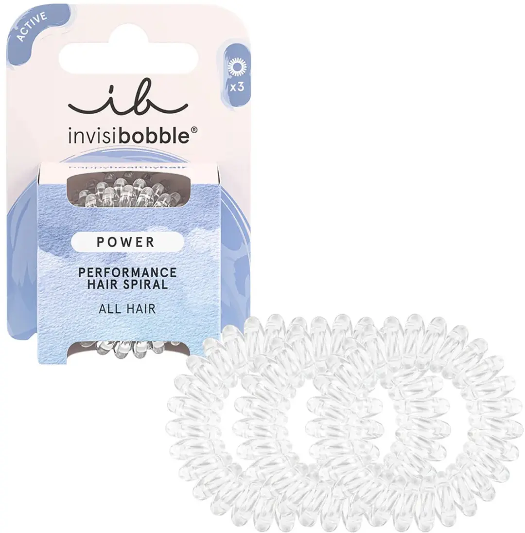 Invisibobble POWER Crystal Clear 6 Stuks