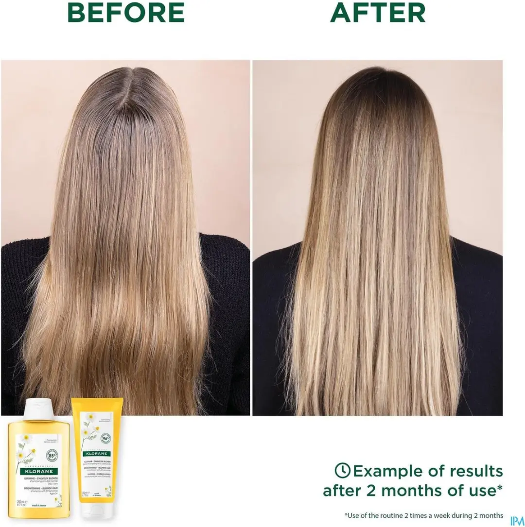 Klorane Haar Brightening Shampoo Blond 200ml - afbeelding 6 van 6