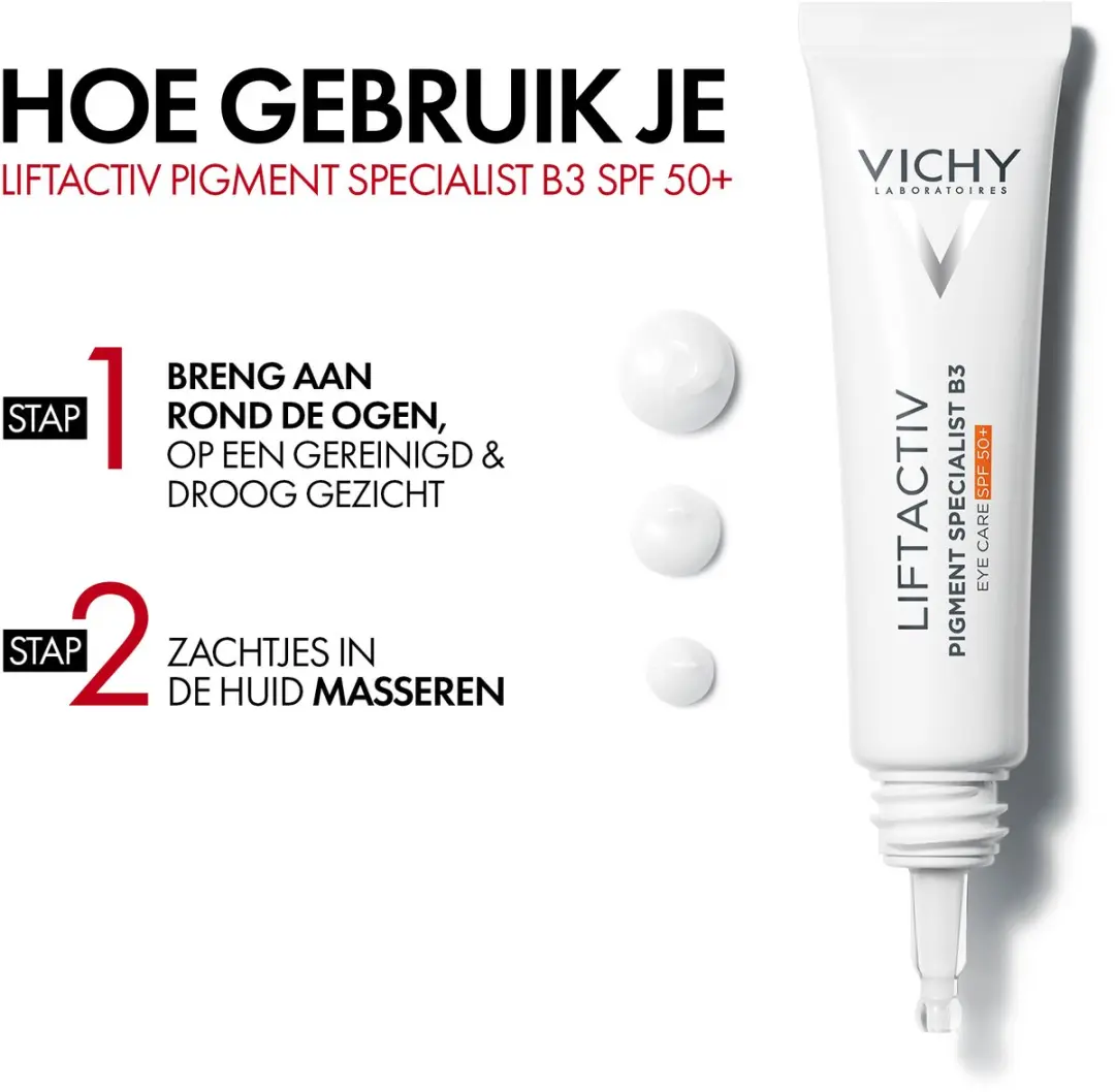 VICHY Liftactiv Pigment Specialist B3 Oogcrème SPF50+ 15ml - afbeelding 6 van 6