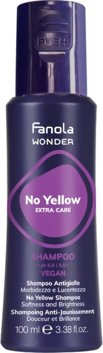 Fanola Wonder No Yellow Shampoo 1000ml - Blond