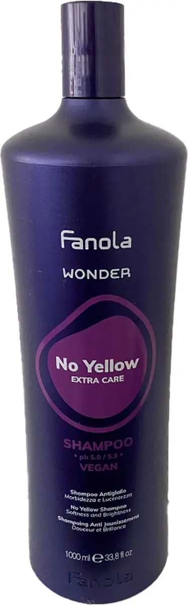 Fanola Wonder No Yellow Shampoo 1000ml - Blond