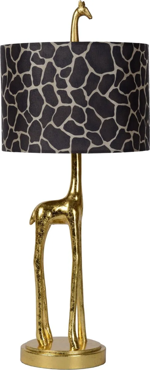 Lucide Extravaganza Miss Tall Tafellamp Ø25cm - Mat Goud/Messing