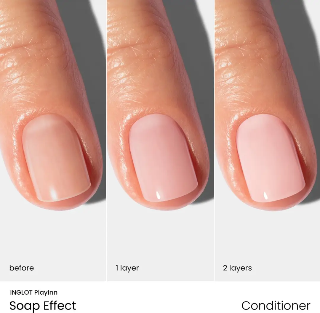 Inglot Soap Effect Nail Conditioner 15ml - Lichtroze
