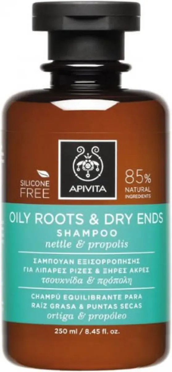 Apivita Oily Roots Dry Ends Shampoo 50ml