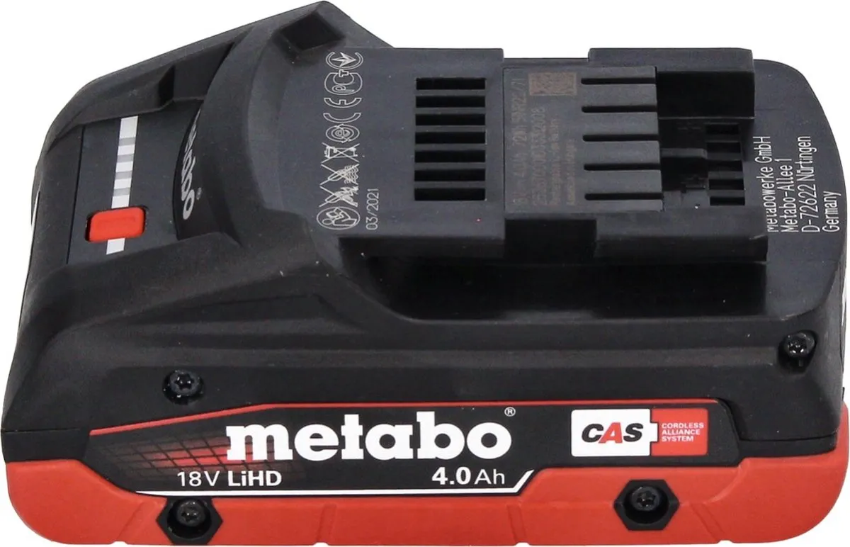 Metabo AK 18 Multi Compressor 18V 11 bar - 16L - 4.0Ah Groen