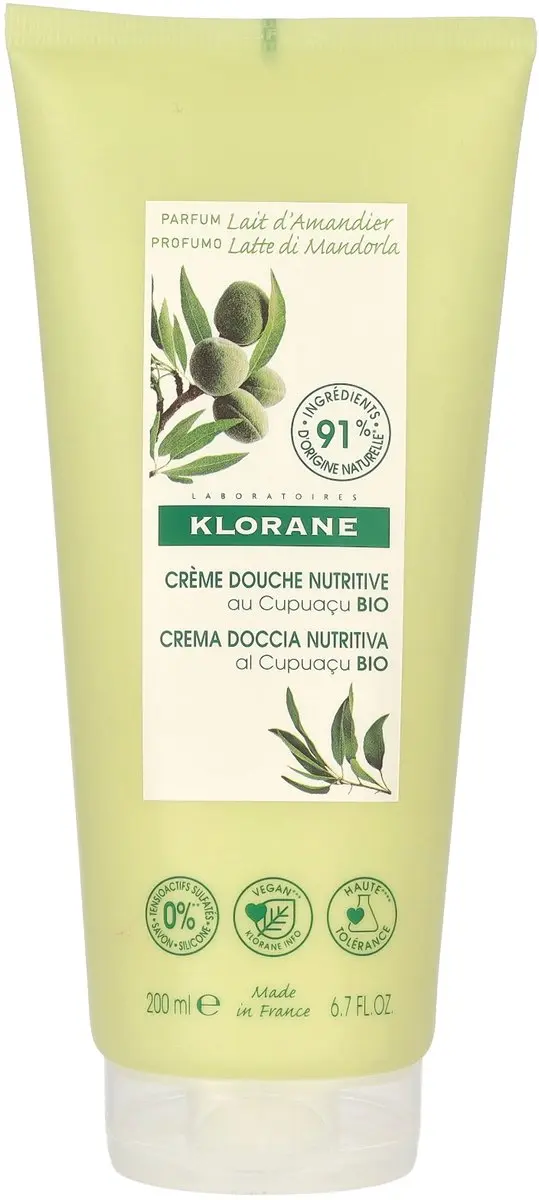 Klorane Douchecrème Amandel 200ml