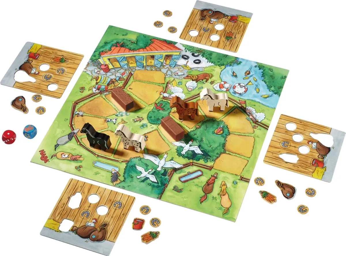Haba Hop in Galop Paardenspel - 2-4 Spelers - afbeelding 6 van 6