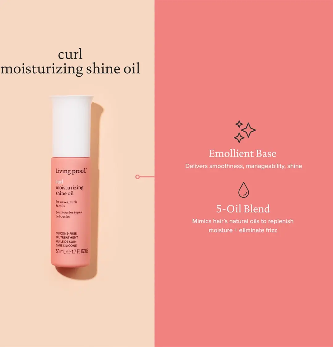 Living Proof Curl Moisturizing Shine Oil 50ml