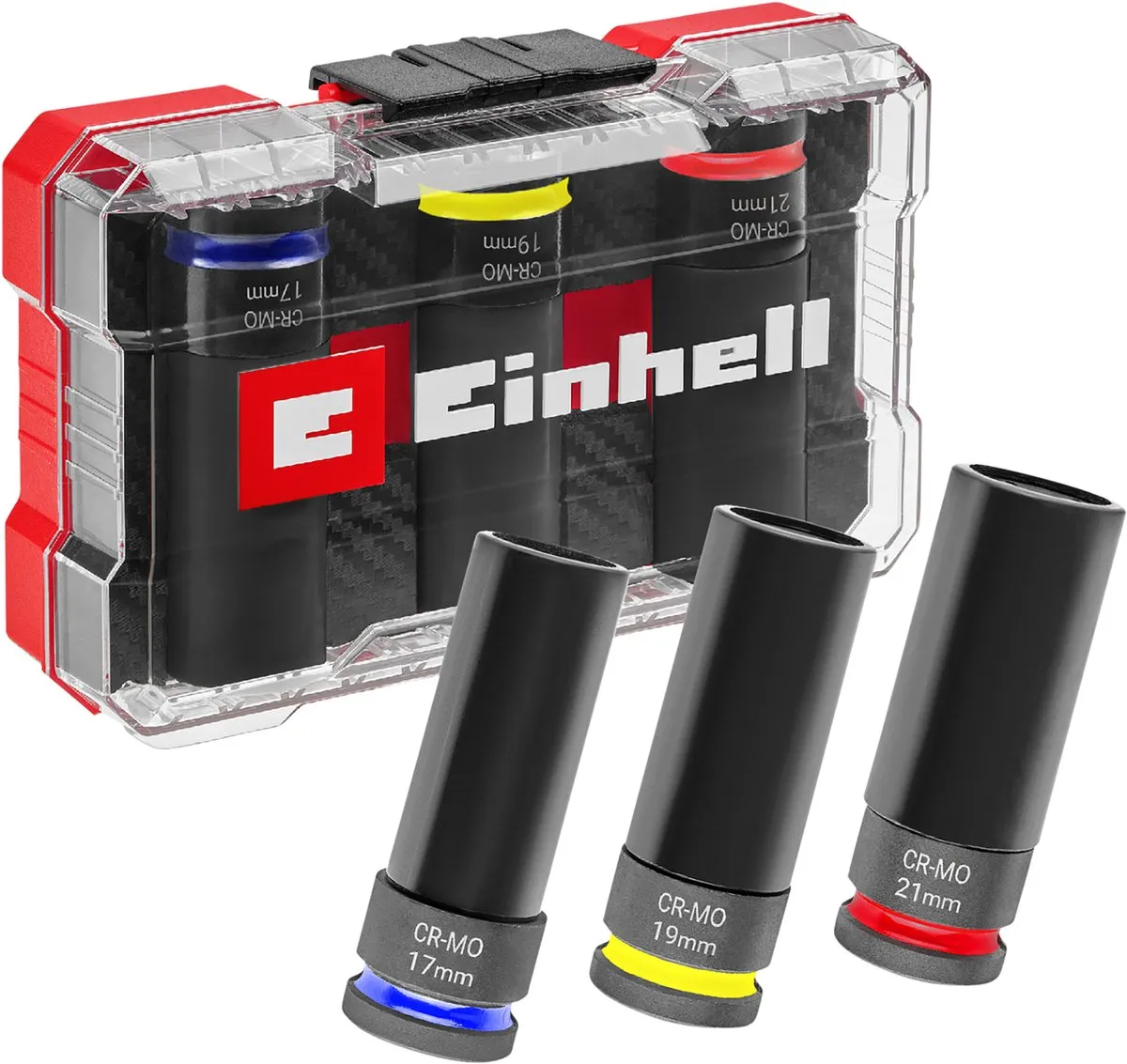 Einhell Impact 109263 Bit- en Steeksleutelset 1/2 - 4 Stuks