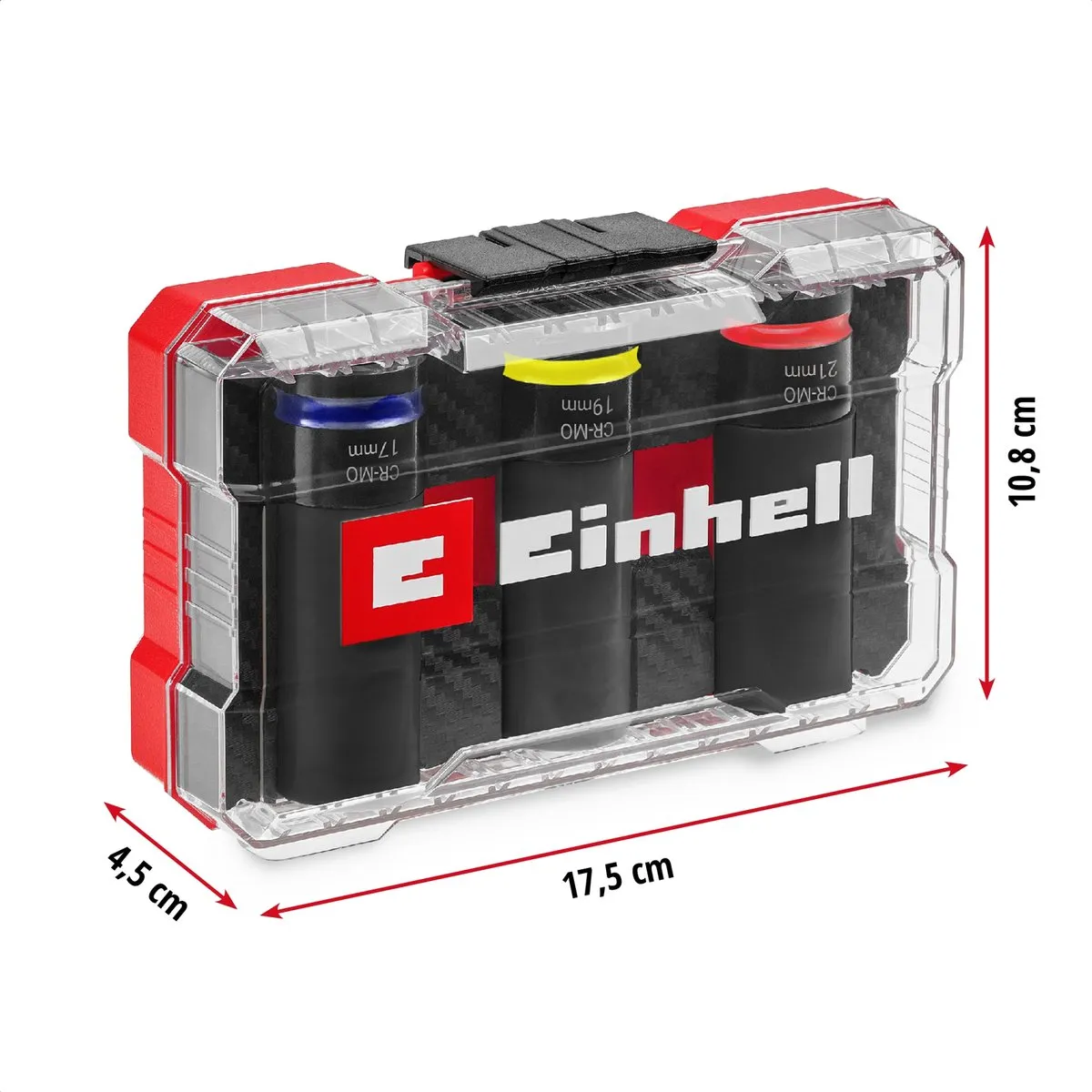 Einhell Impact 109263 Bit- en Steeksleutelset 1/2 - 4 Stuks - afbeelding 6 van 6