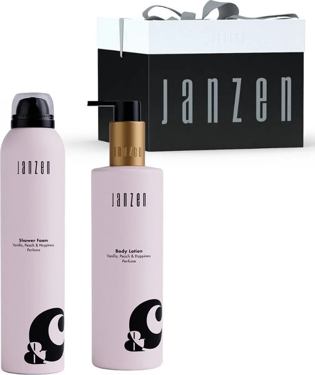 Janzen Shower Giftset Vanilla Peach & Happiness