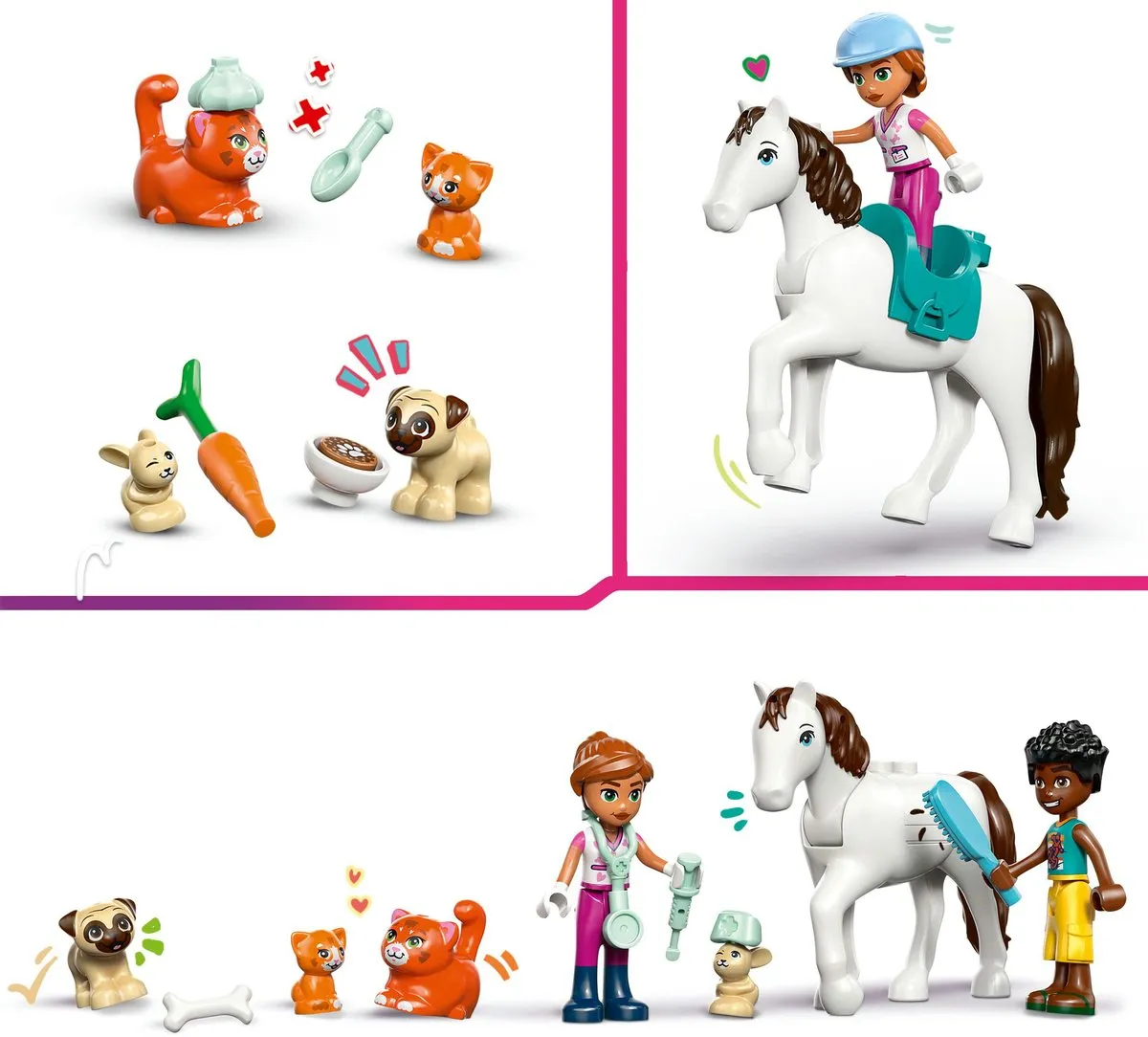LEGO Friends Dierenkliniek 42696 Bouwset - 141 Stukken - 2 Minifiguren - Multicolor
