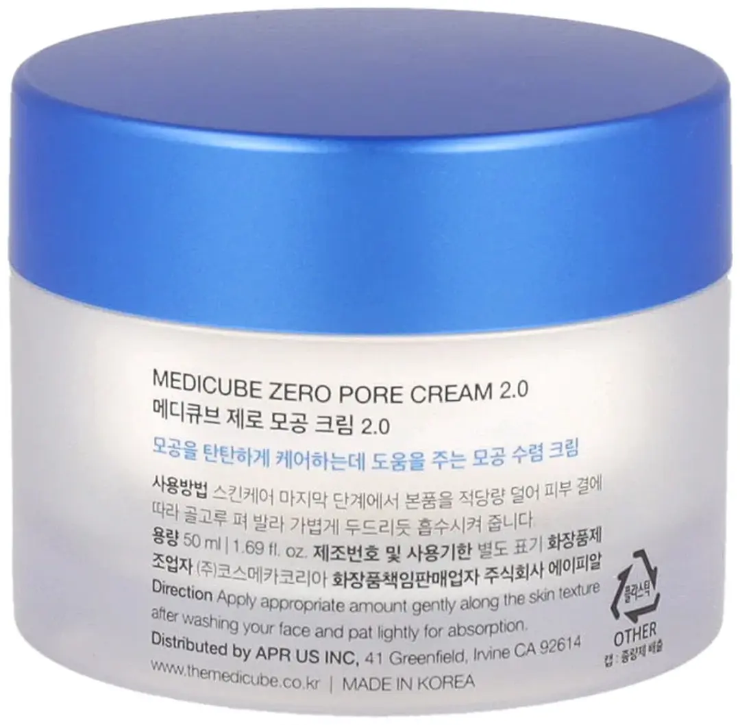 Medicube Zero Pore Cream 2.0 Gezichtscrème 50ml