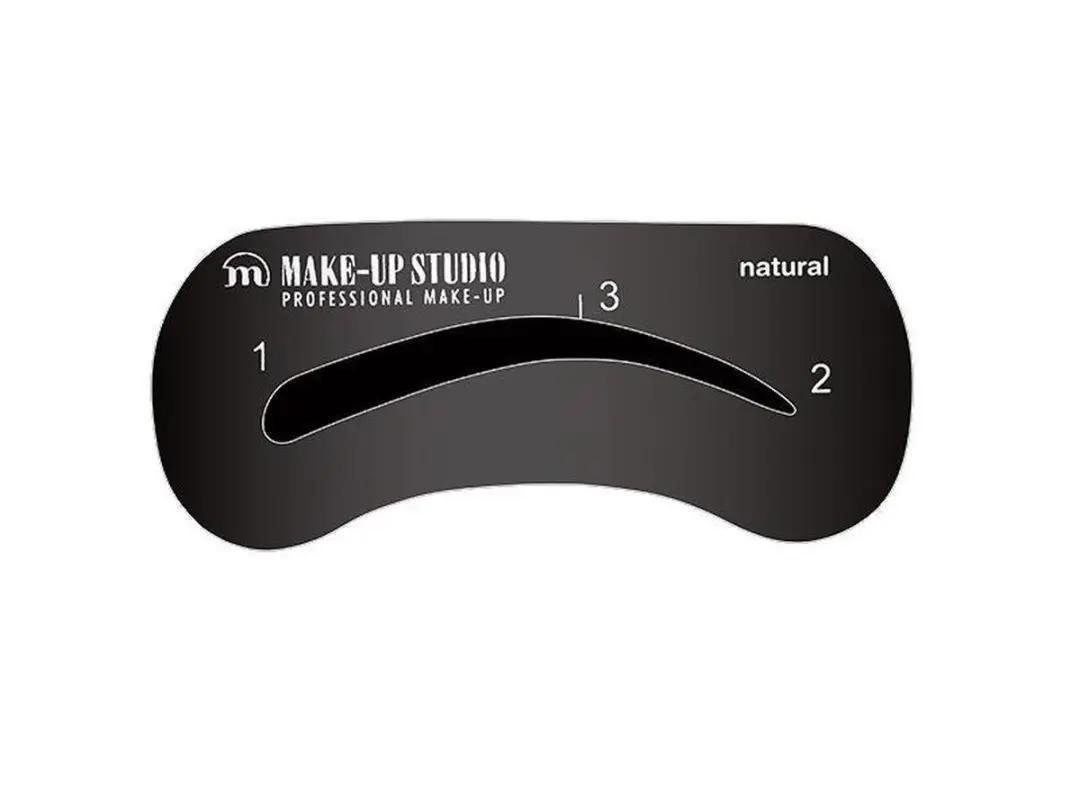 Make-up Studio Wenkbrauwsjabloon Natural - Transparant