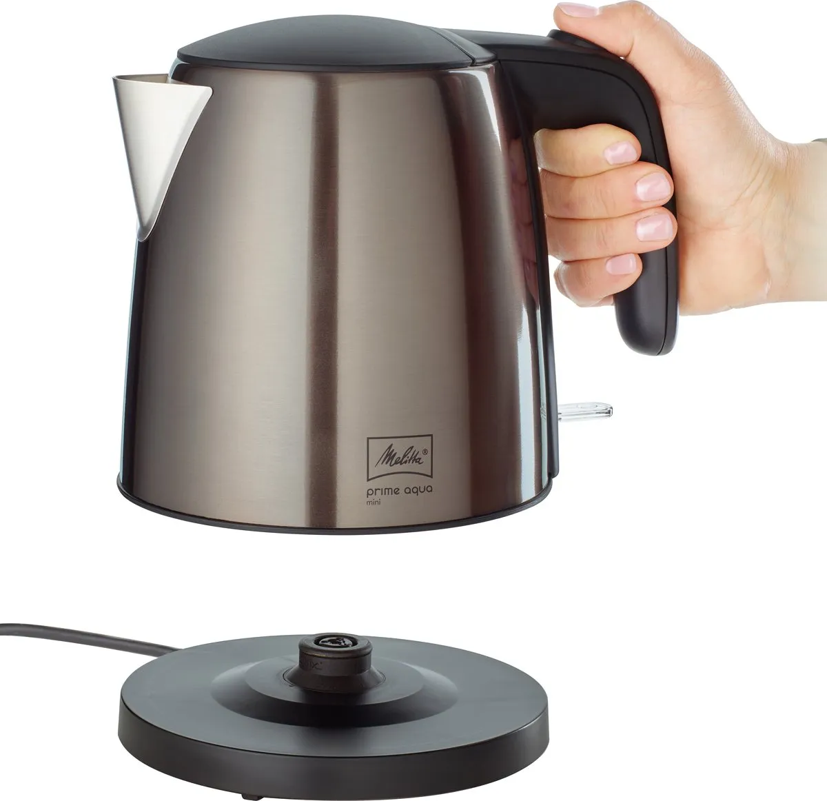 Melitta Prime Aqua Waterkoker 2200W - Grijs Metallic