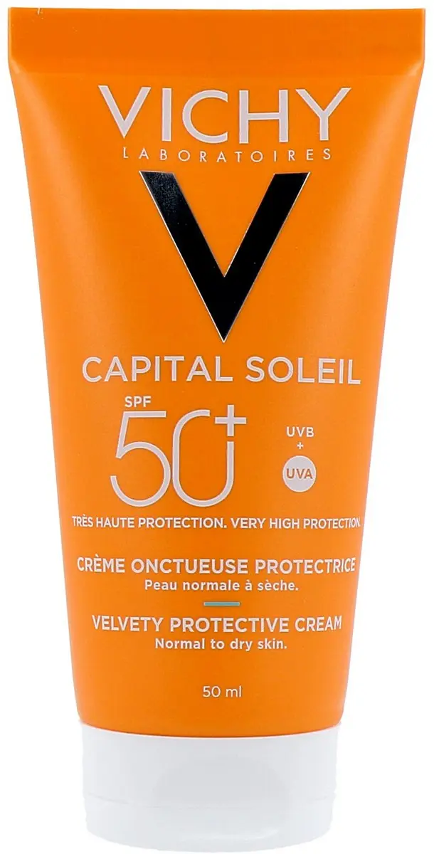Vichy Capital Soleil Fluweelachtige Zonnecrème SPF50+ 50ml - Gezicht - afbeelding 6 van 6
