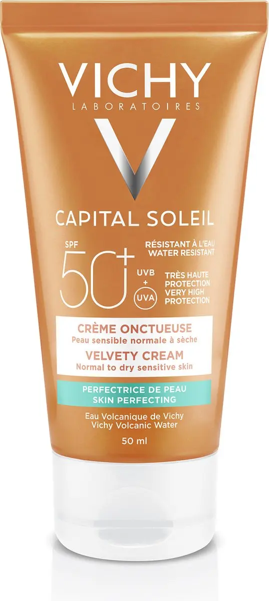 Vichy Capital Soleil Fluweelachtige Zonnecrème SPF50+ 50ml