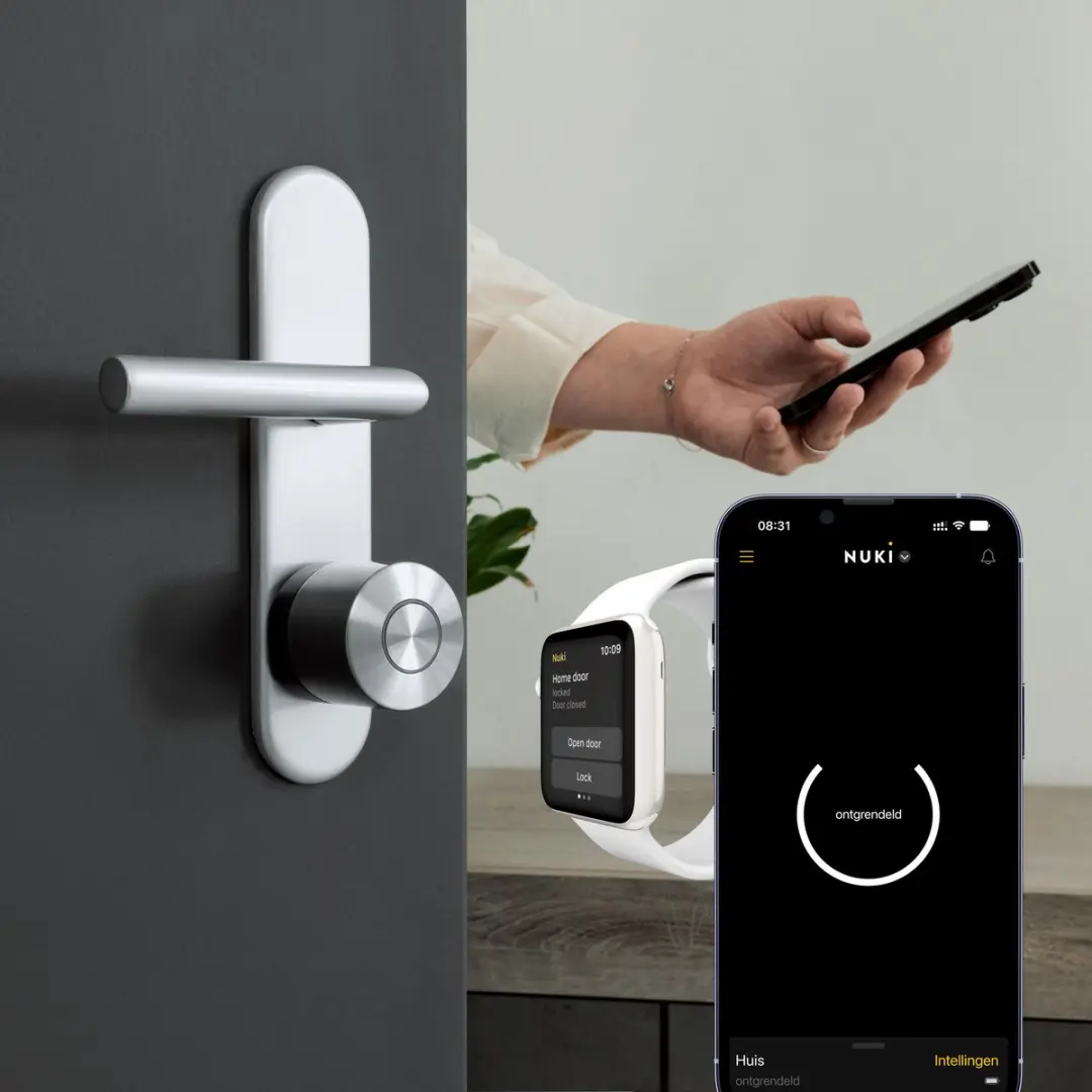 Nuki Smart Lock Ultra Cilinder 30/30mm - Zwart & Wit