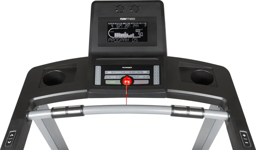 Flow Fitness Runner DTM2000i Loopband - 18 km/u - 12% Helling - 34 Programma's