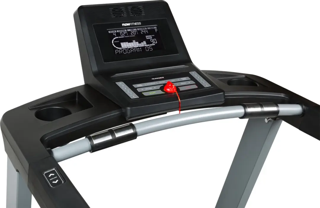Flow Fitness Runner DTM2000i Loopband - 18 km/u - 12% Helling - 34 Programma's