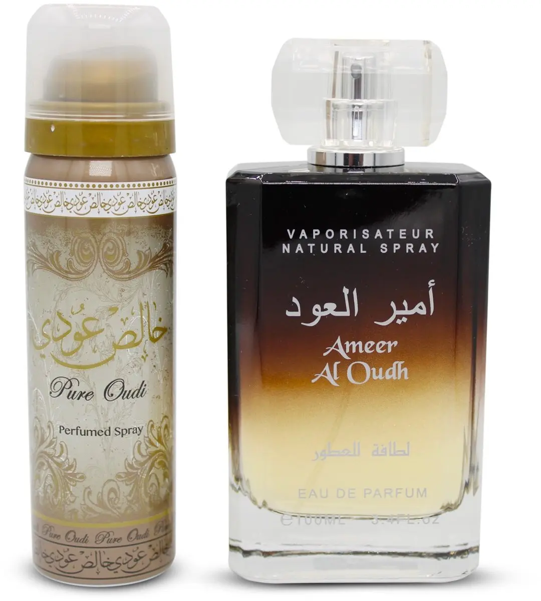 Lattafa Ameer Al Oudh EDP 100ml & Deo 50ml Geschenkset