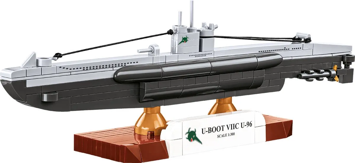 Cobi U-boot VIIC U-96 - 162 Stukken - Grijs/Zwart - afbeelding 6 van 6