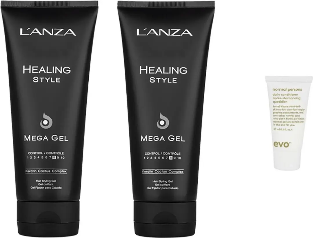 L'Anza Healing Style Mega Gel 200ml - 3 Stuks
