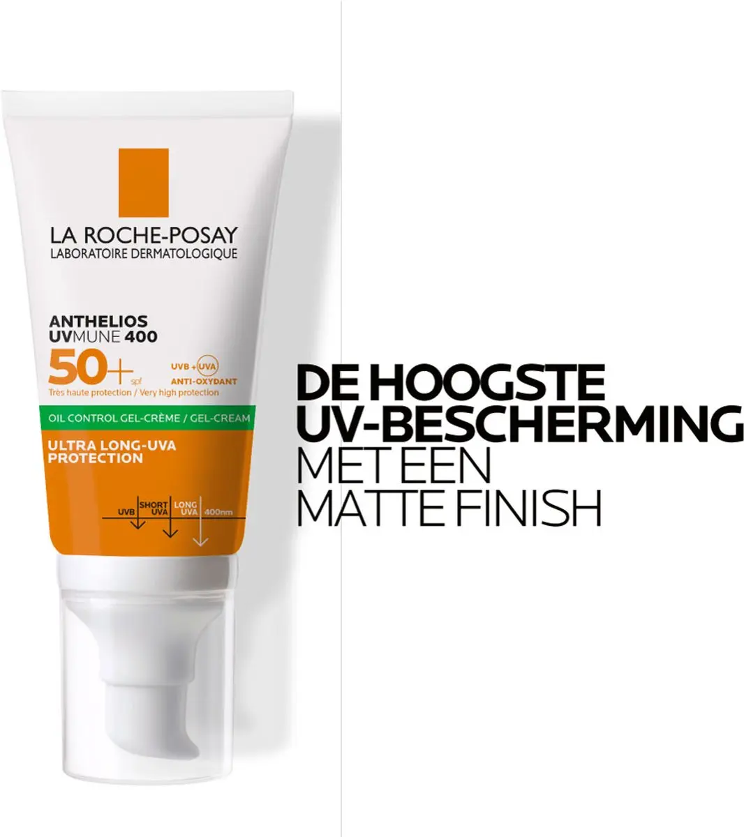 La Roche-Posay Anthelios UVMUNE 400 Oil Control Gel-Crème SPF50+ - 50ml