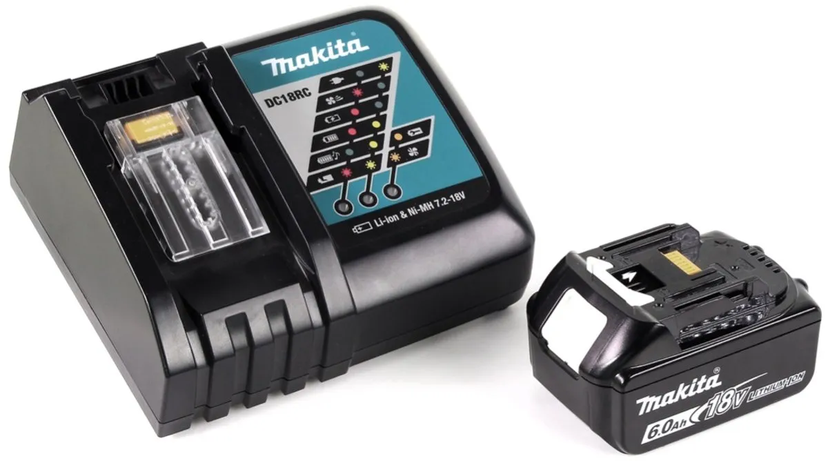 Makita DJV182 RG1J Decoupeerzaag 18V - 6.0Ah + Lader + Makpac - afbeelding 4 van 5