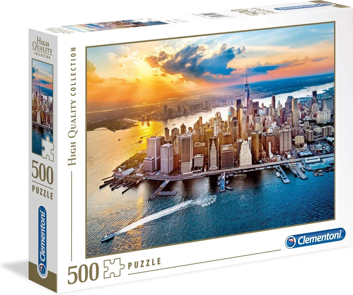 Clementoni New York Puzzel 500 Stuks - Multi Kleur