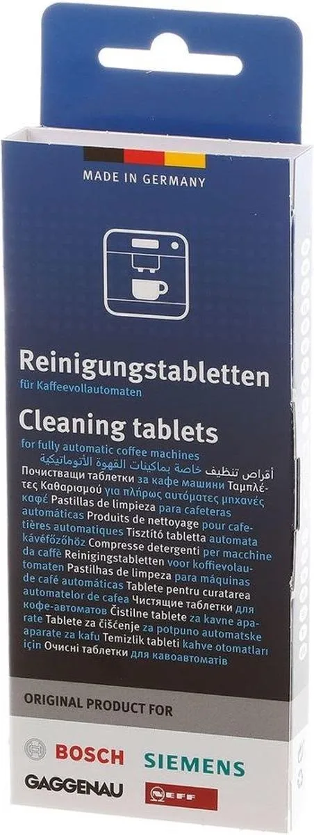 Siemens TCZ6001 Reinigingstabletten - 10 Stuks