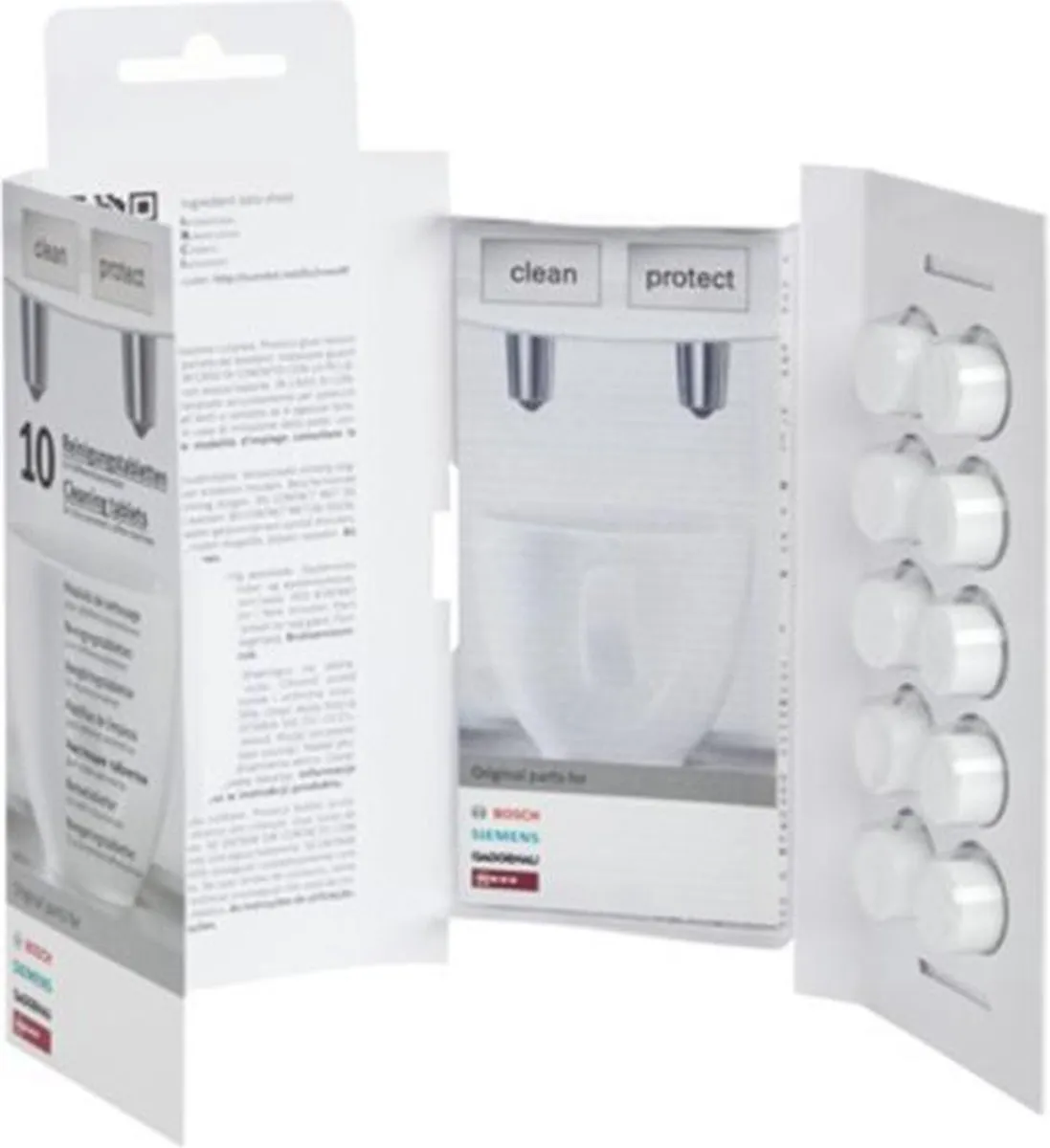 Siemens TCZ6001 Reinigingstabletten - 10 Stuks