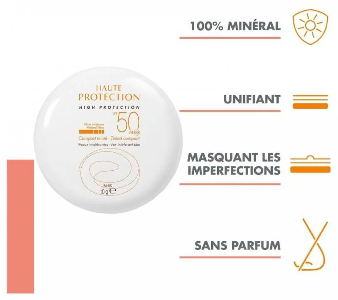 Avène Compact Make-Up Solaire SPF 50 - 10g