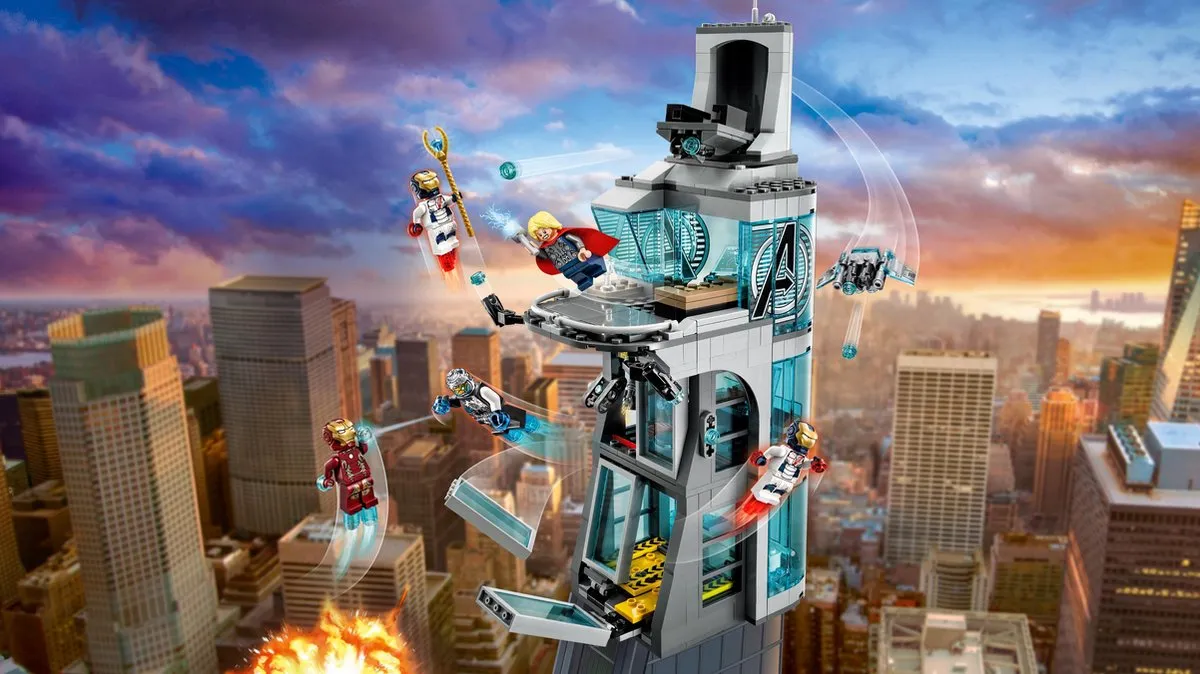 LEGO Superheroes 76038 Aanval op de Avengers Toren - 511 Stukken