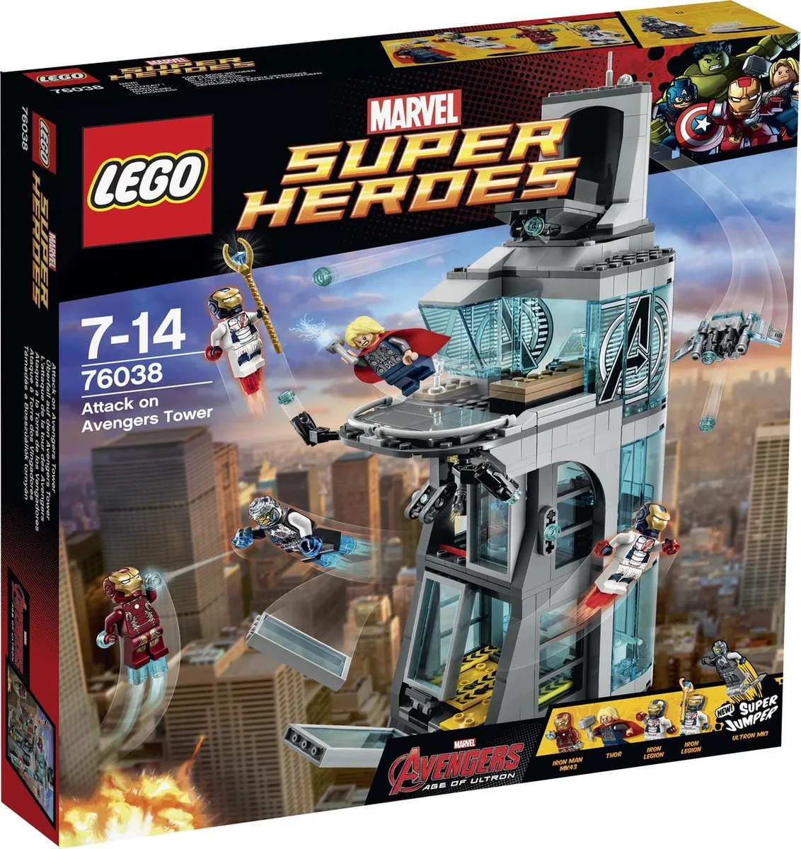 LEGO Superheroes 76038 Aanval op de Avengers Toren