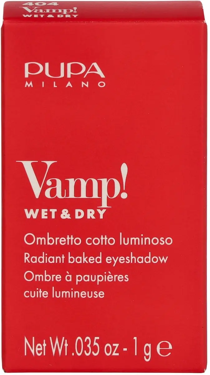 Pupa Milano Vamp! Wet & Dry Oogschaduw 404 Cold Taupe - 1g