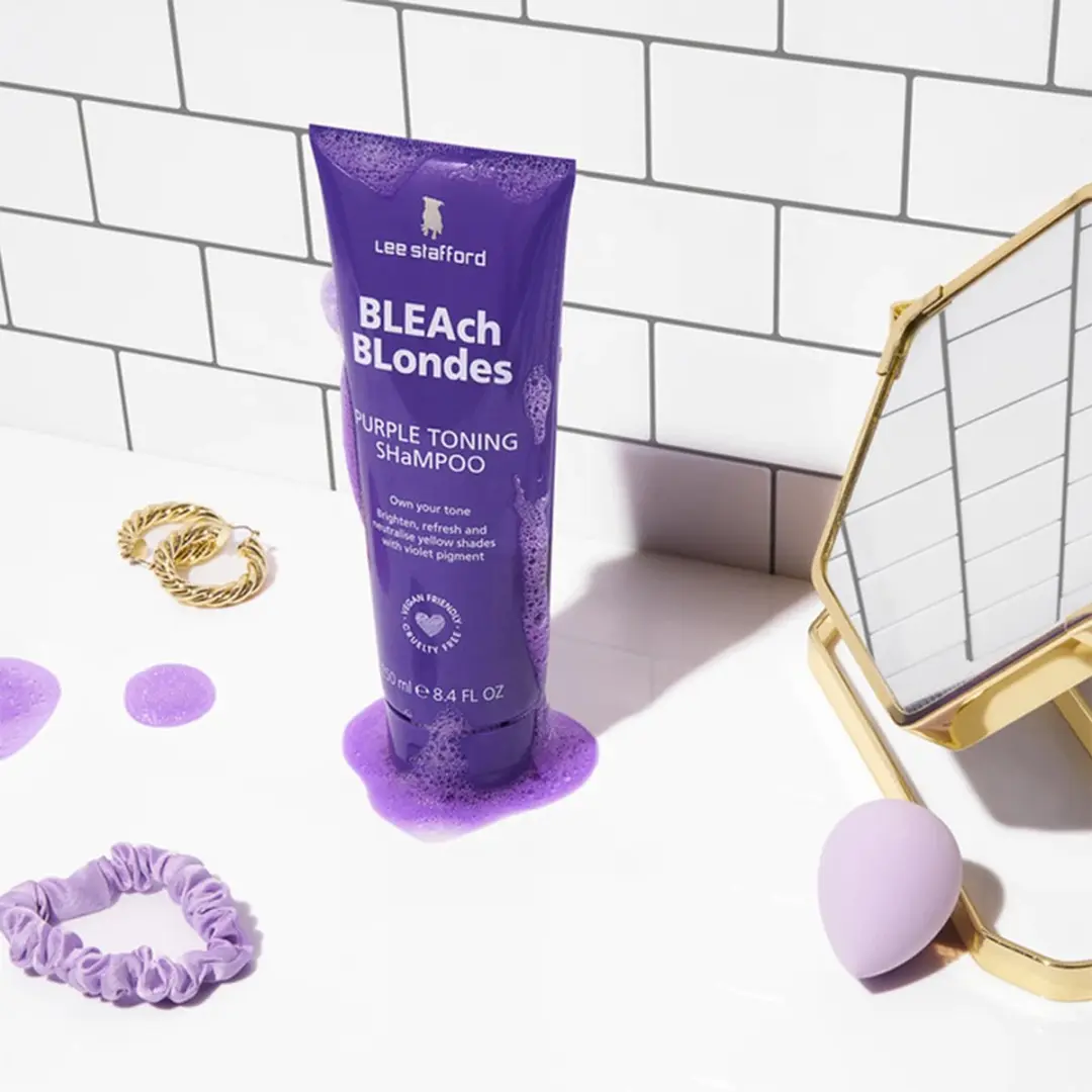 Lee Stafford Bleach Blondes Purple Toning Shampoo 250ml