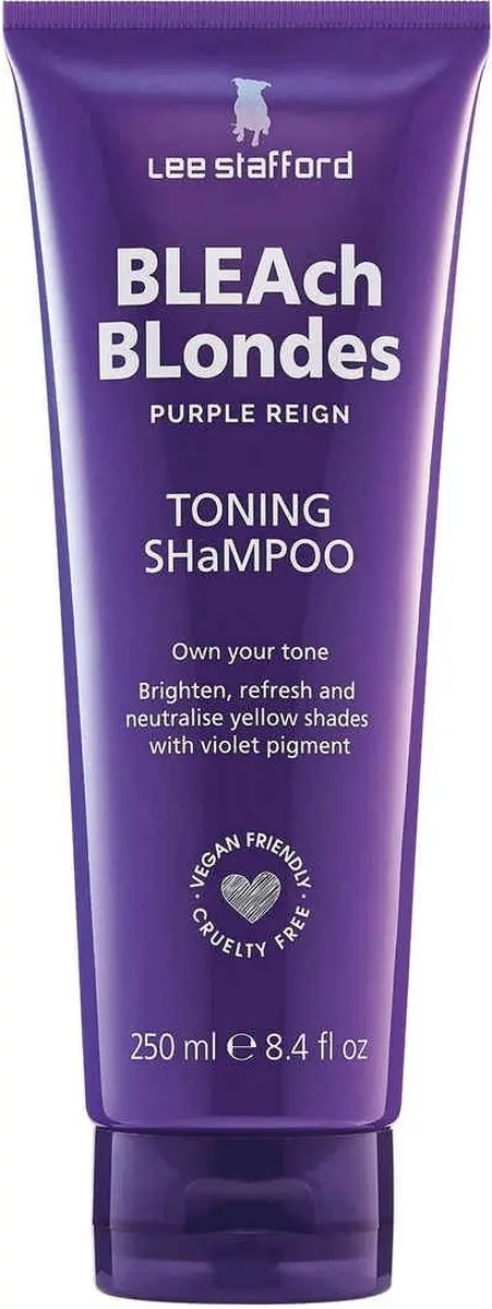 Lee Stafford Bleach Blondes Purple Toning Shampoo 250ml