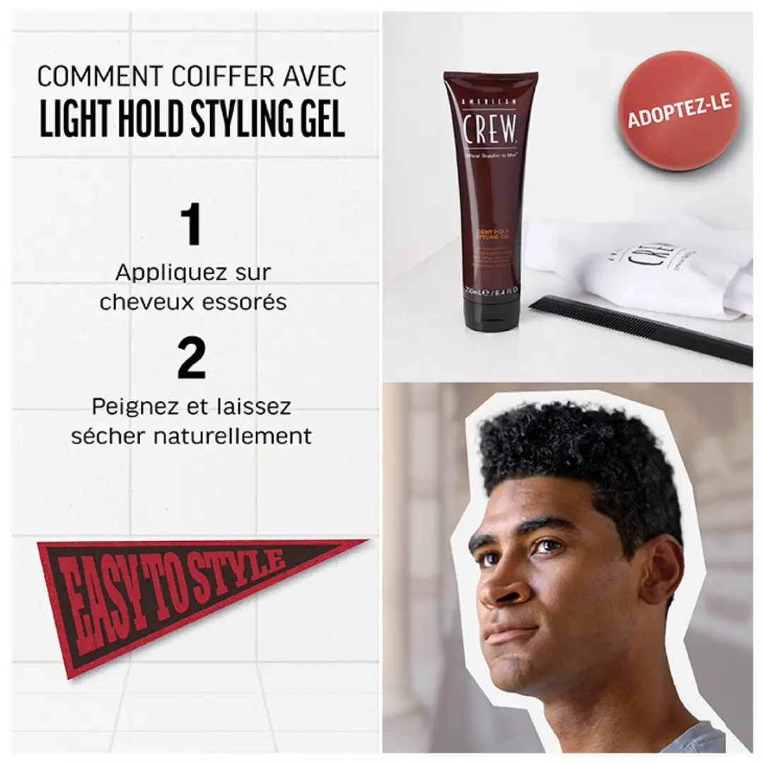 American Crew Light Hold Styling Gel 250ml