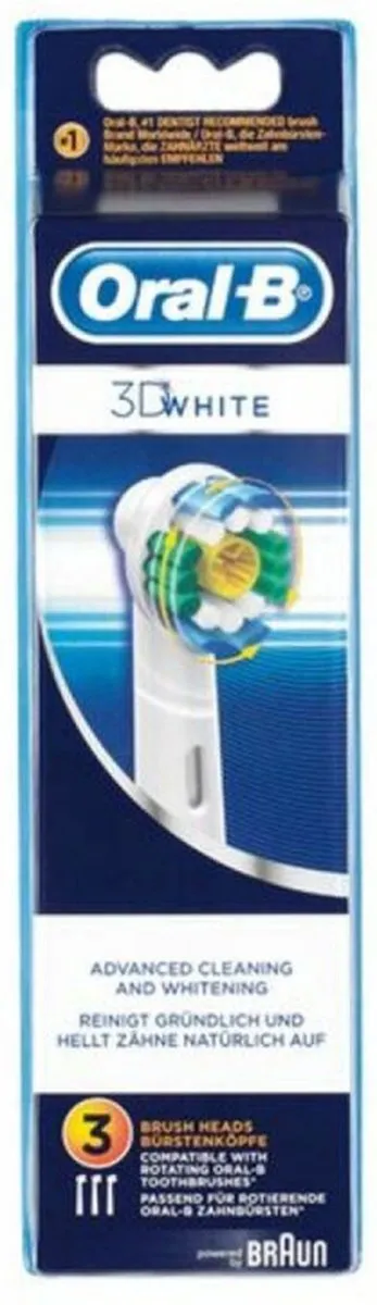 Oral-B 3D White Opzetborstels 3 Stuks - CleanMaximiser