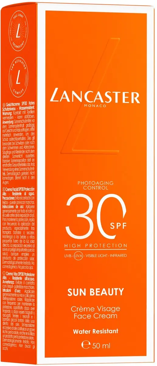 Lancaster Sun Beauty Gezichtcrème SPF30 50ml