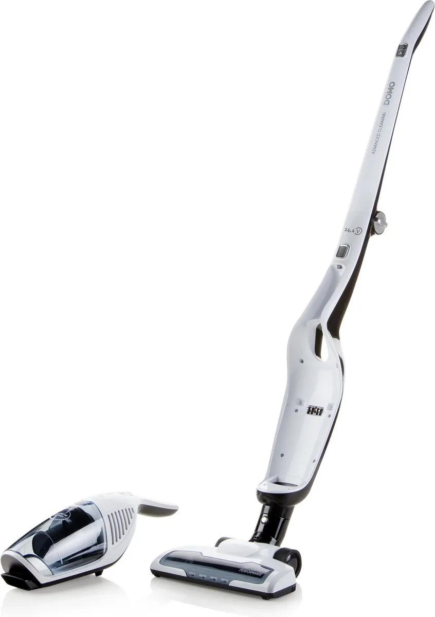 Domo DO217SV Steelstofzuiger 2-in-1 14,4V - Wit - afbeelding 6 van 6