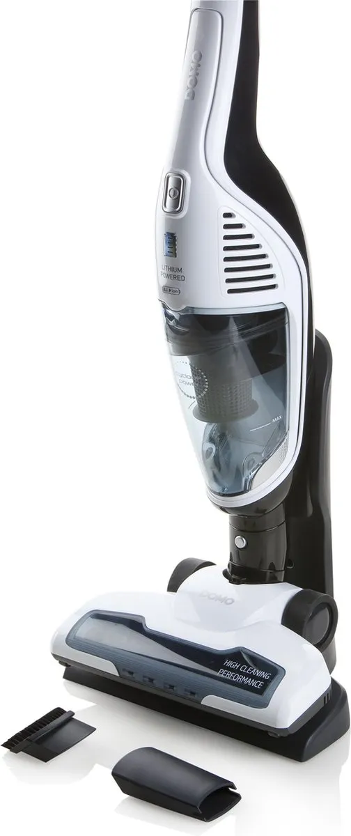 Domo DO217SV Steelstofzuiger 2-in-1 14,4V - Wit
