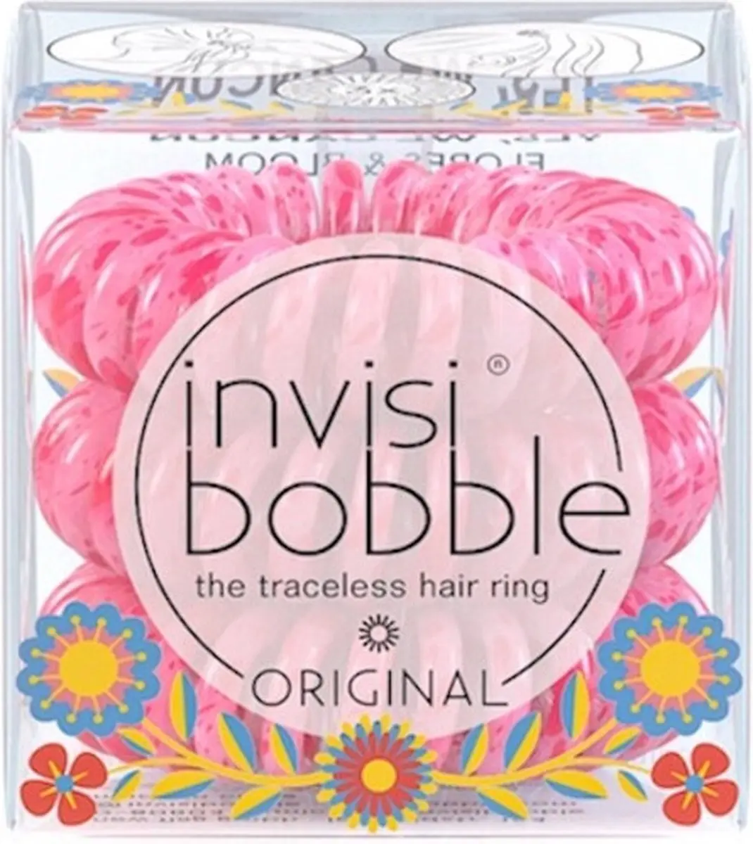 Invisibobble Flores & Bloom ORIGINAL - 3 Stuks Roze