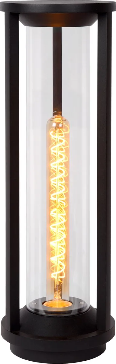 Lucide CADIX Sokkellamp Ø16cm 1xE27 - Zwart