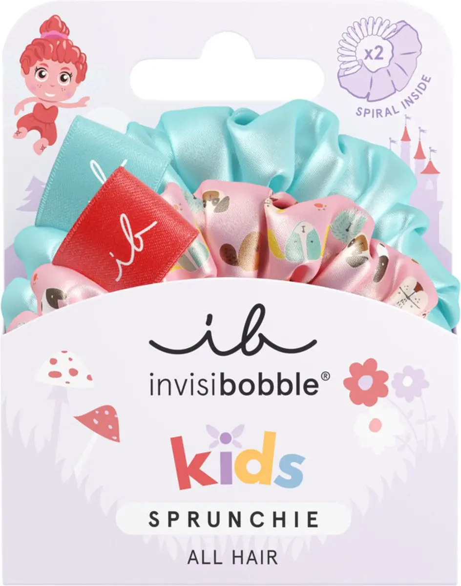 Invisibobble Kids Slim Sprunchie Puppy Love - 2 Stuks