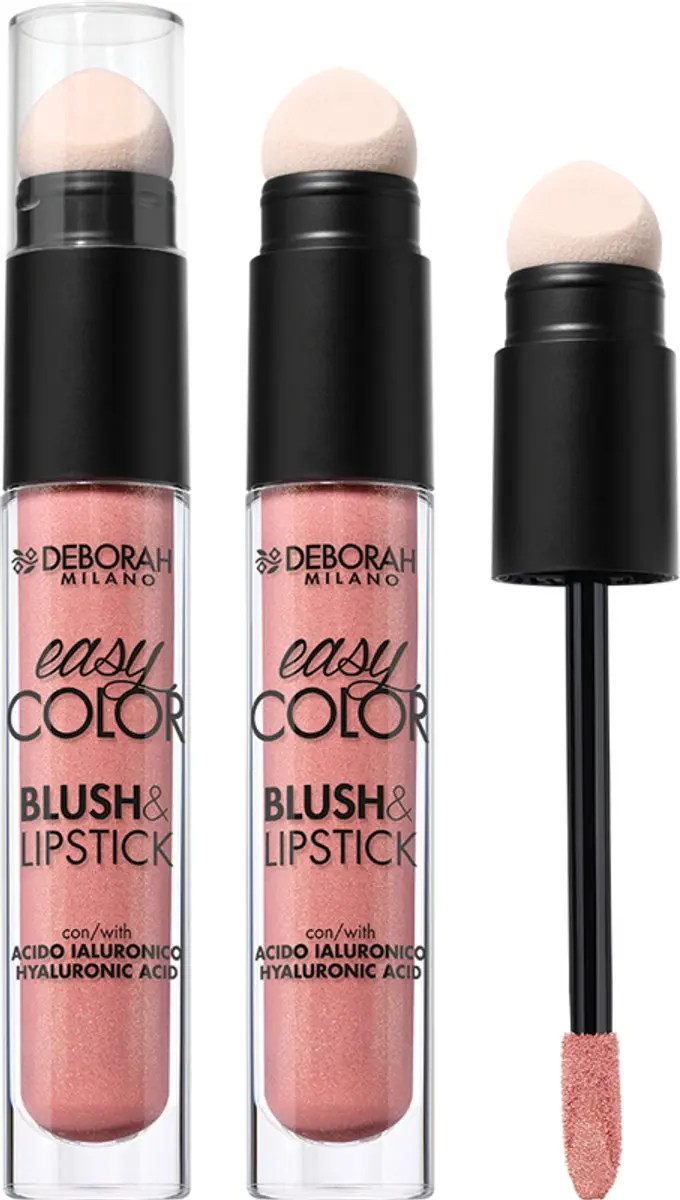 Deborah Milano Easy Color Blush & Lipstick 07 Peach Glow