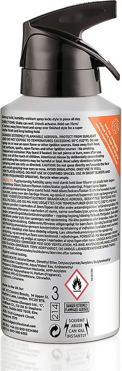 Fudge Professional Finish Matte Hed Gas Vormende Spray 135ml