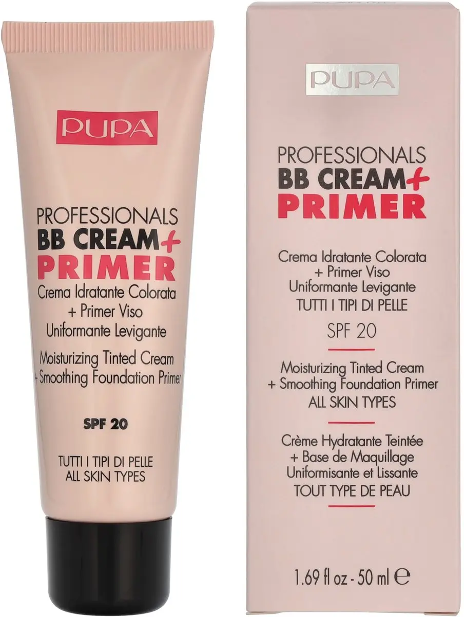 Pupa Milano Professionals BB Cream + Primer 002 Sand - 50ml